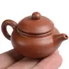 Adornos para Mascotas de Té Pueden Criar Mini Maceta de Arcilla Púrpura Maceta de Bolsillo Pequeña Maceta para la Punta del Dedo Juego de Té Juego de Té Mesa de Té Juego de Té Kung Fu