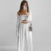 Conjunto de Pijama de Tres Piezas de Manga Larga y Pantalón Largo de Lencería Transfronteriza Europeo y Americano Otoño 2025 Nuevo Pijama Elástico Ropa de Casa de Comercio Exterior