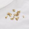 Conservación del Color Oro 14K Lote Flores Cuentas con Abalorios DIY Hecho a Mano Pulsera con Cuentas Accesorios de Joyería Accesorios para Collar Materiales