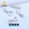 Collar con Hebilla de Color para Bolsillo de Oro de 14K Hebilla de Melón Clip Joyería de Cristal de Jade Ágata Hebilla Accesorios Hechos a Mano DIY