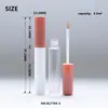 Tubo Vazio para Delineador 4,5ml em Estoque com Tampa Spray Redonda, Adequado para Sérum de Crescimento de Cílios/Líquido de Delineador/Cola para Alongamento