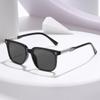 Lentes de Sol para Mujer, Lentes de Sol Retro de Alta Gama para Celebridades de Internet Transfronterizas con Protección Solar, Lentes de Sol Adelgazantes de Montura Grande Anti-UV