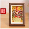 Porta-Retrato Oco Novo Chinoiserie Cultural e Criativo Mudança para Nova Casa Quadrado Mini Porta-Retrato Decorativo Festivo Madeira Porta-Retrato de Mesa