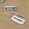 Plancha Plana Forma de 7 Placa de Bloqueo para Muebles Escuadra de Esquina Tope para Puerta de Gabinete Forma de L Soporte de Partición Placa de Pestillo