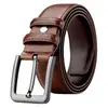 Cinturón con hebilla de pasador Paul para hombres de mediana edad, Pantalones casuales de negocios de corte ajustado, Cinturón de mezclilla, Pantalones duraderos al por mayor, Traje
