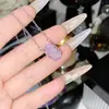 Pendientes Estilo Lujo Ligero para Mujer Versa Chapados en Oro Blanco Diamantes Rosas 10*14 Quilate Súper Grande Juego de Tres Piezas para Mujer