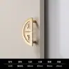 Manija de Puerta de Armario Estilo Francés Ventana de Exhibición Puerta de Dormitorio Manija Larga Mesita de Noche Moderna Colgador de Puerta Doble Simple