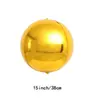 Oro Plata Oro Rosa 10 Pulgadas 15 Pulgadas 18 Pulgadas 22 Pulgadas 32 Pulgadas 50 Pulgadas 60 Pulgadas Globos de Película de Aluminio 4D