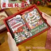 Série Quente de Natal Estilo Simples Pequenos Presentes de Natal Planner Conjunto de Caixa de Presente Materiais de Planner para Meninas Artísticas