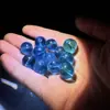 Contas com Mantras Esculpidos para Meditação, Contas Soltas de Vidro para Pulseiras, Contas Espaçadoras, Contas Soltas de Cristal Gravadas, Contas Soltas para DIY