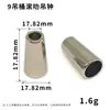 Acessórios para Cordão de Celular Sino Metálico de Chifre Ferragens para Bagagem Fivela de Ajuste Liga de Zinco Galvanizada Fivela Espiral para Roupas