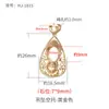 Pingente antigo estilo chinês dourado porta-vazio feminino Buda Buda Risonho cabaça porta-pingente incrustado com Jaspe Jade Hetian porta-vazio