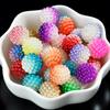 Slime diy artesanal frisado material abs Bayberry bola gradiente imitação pérola redondo enchimentos populares