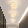 Lámpara de luna creativa, grande, moderna y sencilla, para pasillo, lámpara de techo, creativa, para habitación de niños, dormitorio, lámpara de luna