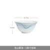 Cerámica de Jingdezhen Vajilla de Alta Gama Simple y Práctica Esmaltada Vajilla Saludable Caja de Regalo para Mudarse a una Casa Nueva como Regalo