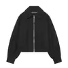 Chaqueta Suave Casual Holgada con Cremallera Nueva Primavera 2026 para Mujer Transfronteriza 3046341
