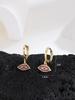 Aretes Casuales Nicho Elegantes de Alta Gama Aguja de Plata S925 Zircón para Mujer Exquisitos Aretes de Perlas Clips para Orejas Sin Perforar