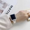 Adequado para Smartwatch Apple S11109876 com Pulseira Transparente Colorida a Laser de Cintura Fina e Conjunto de Capa Protetora de PC