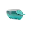 Escova de banho de silicone para animais de estimação filhote Teddy cachorro grande golden retriever gato gato massagem especial artefato de limpeza para banho