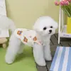 Ropa para Perros Otoño e Invierno Chaleco Cálido Acolchado de Algodón para Ropa de Casa para Gatos y Perros, Teddy Bichon 25 Chaleco de Algodón para Bebé con Abertura Trasera