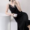 Camisola feminina primavera e outono algodão seda sling pijamas roupas para casa feminino 2025 nova chegada vestuário plus size algodão seda saia
