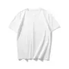 Camiseta Masculina com Ombro Caído Cor Lisa Camada Base Roupa Masculina Tendência Uniforme de Classe Pré-venda Tops Verão Marca Tendência Branco Puro Manga Curta