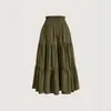 Moda Europea y Americana Transfronteriza Adelgazante Transpirable Caída Versátil Elegante Cintura Nudada Falda Plisada
