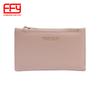 Cartera de PU con tirador lateral de color sólido para mujer, bolso multifuncional de moda simple, tarjetero, venta al por mayor, 2023