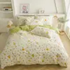 Serie de Juegos de Cama Estampados de Sarga de Cuatro Piezas - Juego de Cuatro Piezas