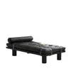Banqueta de Lujo Ligero Estilo Italiano, Banqueta al Pie de la Cama para Dormitorio, Banqueta de Madera Maciza para Cambiar Zapatos en la Sala de Estar, Sofá Banqueta de Cuero con Diseño Vintage Acolchado de Botones