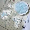 Atacado pétalas de vidro folhas de árvore contas soltas de vidro DIY grampo de cabelo antigo feito à mão material para vestuário chinês adorno de cabeça