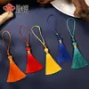 Borla de Flecos con Cuentas de 6 cm Marcapáginas Adornos DIY Borlas Pequeñas Colgantes Abanico Colgante de Abanico Accesorios Decorativos Bolsita Bolsita Borlas Colgantes