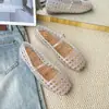 Zapatillas Transparente de Moda para el Hogar para Mujer 2026 Verano Nuevas Antideslizantes de Interior Sandalias de Playa de Cristal para Baño