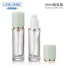 Botella de Base de Maquillaje Líquido de 30ml, Botella de Relleno para Loción Esencia de Cuidado de la Piel, Botella de Crema BB de Aislamiento