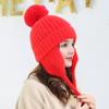 Gorro de parto engrosado, gorro posparto, gorro de maternidad bonito y cálido para otoño e invierno, gorro de maternidad femenino de moda de primavera y otoño de lana a prueba de viento
