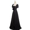 Vestido de Noite Preto 2026 Novo Estilo, De Alta Qualidade, Petite, Luxo Leve, Estilo Francês de Alta Qualidade, Vestido de Aniversário para Estudante de Artes, Adequado para Uso Diário