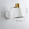 Lámpara de pared minimalista nórdica, lámpara de noche para dormitorio de hotel, lámpara ajustable, interruptor enchufable, lámpara de pared de fondo, lámpara de pasillo