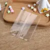 Empaques para Hornear Bolsas Gruesas para Galletas Bolsas Transparentes Autoadhesivas Escarchadas Bolsas para Empacar Dulces de Copo de Nieve y Paletas Bolsas Transparentes Selladas a Máquina Dentadas