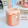 Creative Duoge Piggy Pen Conner Cute Girl Heart Pen Conner Estudante Papelaria Caixa de caneta Desktop Multifuncional Balde de armazenamento