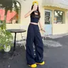 Pantalones de Trabajo Estilo Retro Americano para Mujer, Nuevo Estilo Otoño 2026, Bolsillos en Forma de V, Pierna Ancha Relajada, Casual, Secado Rápido, Pantalones Deportivos