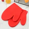 Guantes de silicona integrados nuevos guantes de silicona con aislamiento térmico guantes para microondas guantes para horno herramientas para hornear