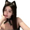 Tiara de Orelhas de Gato Abstinência Sexy Colar Gargantilha Feminino Acessórios Sexy Laço Sino Acessórios de Cabelo
