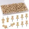 Ventas Directas de Fábrica Caja Creativa Transfronteriza Oficina Clavos de Madera en Forma de I Guardería Pintura Uñas Artísticas Clavitos de Madera Maciza