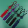 Nudo Propicio Combinación de Borla de Dos Colores Material de Accesorios DIY Borla de Disfraz Antiguo Artesanía de Nudo Chino Borla Colgante para Coche Colgante