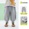 Calça Infantil de Lã Grossa Outono Inverno Calça Longa para Bebê Roupa de Inverno para Meninos Calça Casual para Meninas Tendência