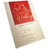 Cartão de Papel Perolado Cartão de Saudação de Casamento Personalizado Cartão Postal de Papel Perolado Impressão Cartão de Papel Dobrável de Alta Qualidade Cartão de Agradecimento Personalização