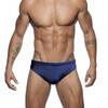 JESSBORN Cor Sólida Triângulo Brilhante Sunga Masculino Moda Sexy Cintura Baixa Sunga À Beira-Mar Praia Spa Maiô