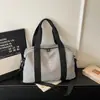 Bolsa de Viagem Curta de Grande Capacidade Bolsa de Bagagem para Viagem de Negócios Bolsa de Armazenamento Leve com Separação Úmida e Seca e Compartimento para Sapatos Bolsa para Esportes e Fitness