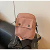 Bolsa para Teléfono Móvil Estilo Coreano Estilo Ins Bolsa de Nailon para Mujer 2026 Nuevo Modelo Bolsa Cruzada de Hombro Deportiva para Estudiantes Bolsa Pequeña para Parejas