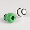 Tapón de tubería PPR, tapón de rosca, tapa ciega, tapón de prueba de presión, tapón de rosca, tapón de rosca interna y externa 20 25 tapón de plástico de 4 pulgadas 6 pulgadas